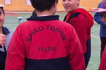 Deportes promueve el tenis entre los escolares del Valle de los Nueve y Lomo Magullo (Foto TA)