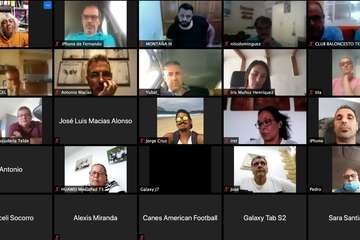 Charla telemática del médico de la Concejalía de Deportes de Telde (Foto TA)