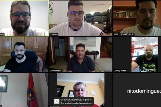 Charla telemática del médico de la Concejalía de Deportes de Telde (Foto TA)