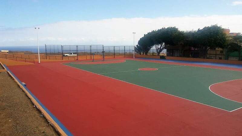 Cancha deportiva de Caserones Altos (Foto TA)