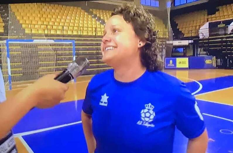 Cristina Gimeno, entrenadora del Preconte Telde/TA.