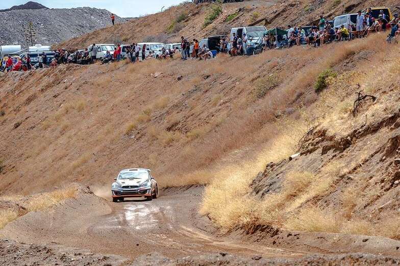 Imagen de archivo de una prueba de slalom en el Circuito Islas Canarias de Telde (Foto TA)