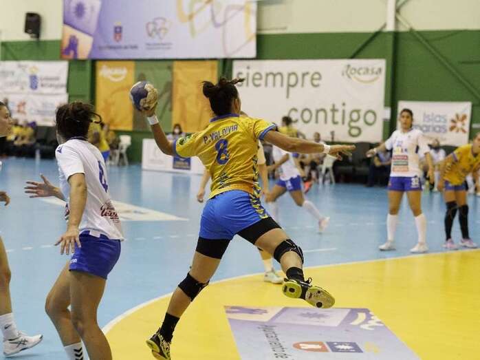 Momento del partido de este sábado en Telde/TA.