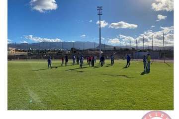 Campo de béisbol y sófbo en El Hornillo/TA.