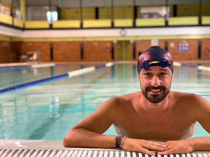 Juan Antonio Peña, nadador del Faynagua/TA.