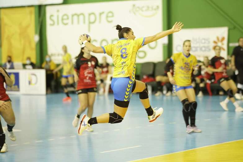 Momento del partido disputado este sábado en Telde/TA.