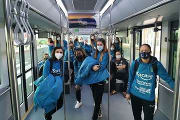 El Rocasa parte hacia Bosnia en un vuelo charter de Binter/TA.