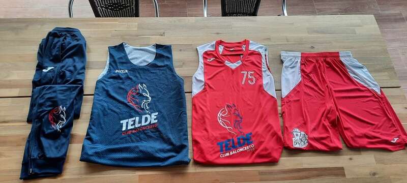 Equipación del Club Baloncesto Telde/TA.