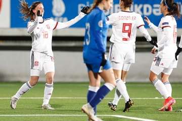 Misa Rodríguez certifica con la selección femenina de fútbol el pase para la Eurocopa 2022 de Inglaterra/RFFE.