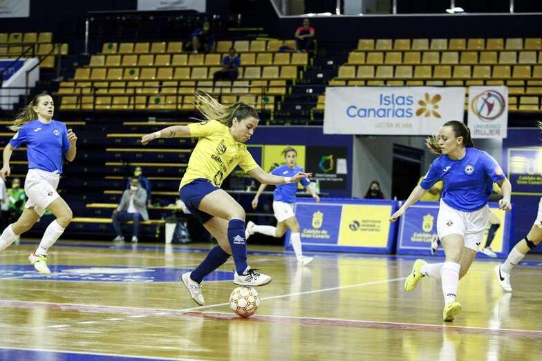 Momento del partido disputado este domingo en el CID de la capital grancanaria/TA.