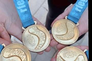  El equipo cadete del Attenya Telde logra el oro en el Campeonato Nacional de Conjuntos/TA.