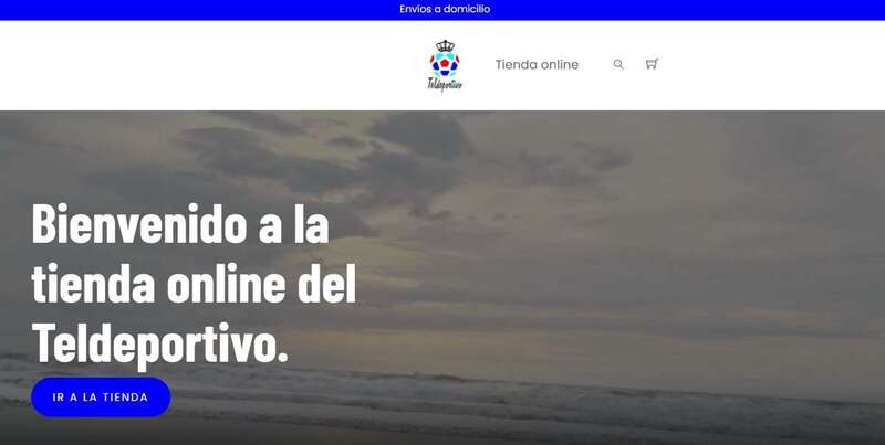 Imagen de la tienda virtual del Teldeportivo / TA