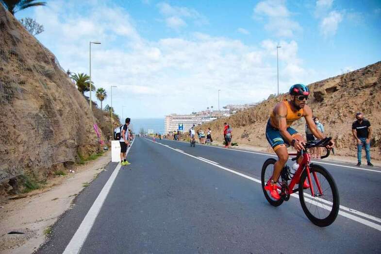 Miguel Santanta en al prueba de ciclismo/TA.
