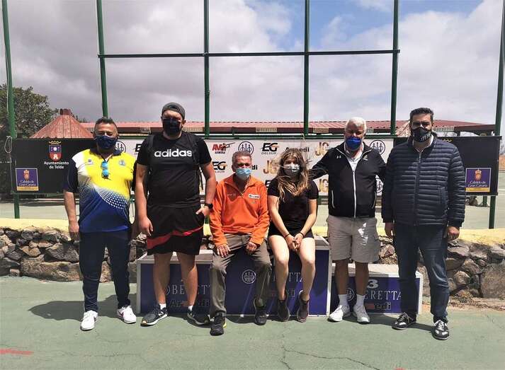 El concejal teldense de Deportes visitó este martes a la selección mexicana en Lomo Pollo / TA