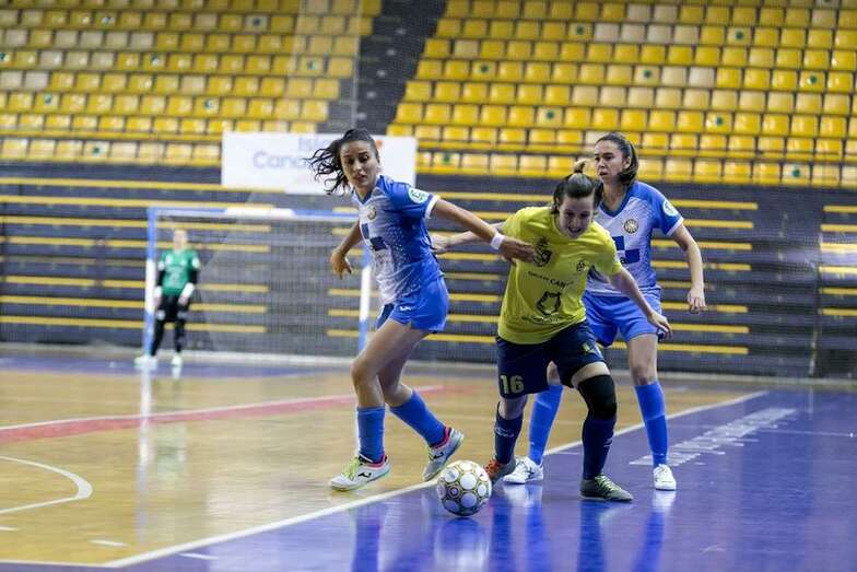 Imagen reciente de un partido del Teldeportivo/TA.