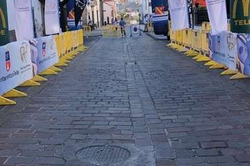 San Juan acogió esta mañana la salida de la prueba de montaña Escalada al Pico de las Nieves/TA.