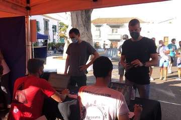 San Juan acogió esta mañana la salida de la prueba de montaña Escalada al Pico de las Nieves/TA.