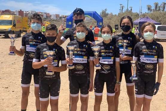 El CC Piconera copa podio en el I Circuito Barranco de Telde/TA.