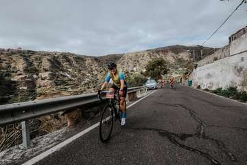 El teldense Pablo Rodríguez conquista el Pico de las Nieves/TA.
