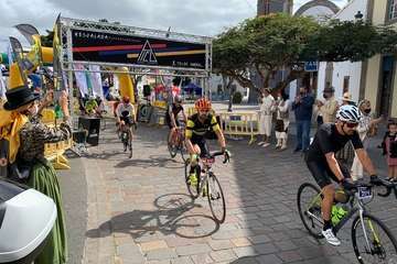 El teldense Pablo Rodríguez conquista el Pico de las Nieves/TA.