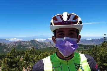 El teldense Pablo Rodríguez conquista el Pico de las Nieves/TA.