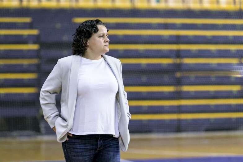 Cristina Gimeno, entrenadora del Teldeportivo / TA