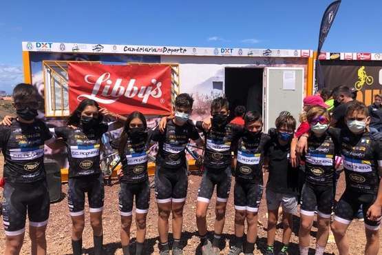 Los teldenses de Piconera brillan en el Campeonato de Canarias de Escuelas MTB/TA.