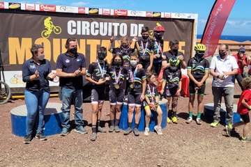 Los teldenses de Piconera brillan en el Campeonato de Canarias de Escuelas MTB/TA.