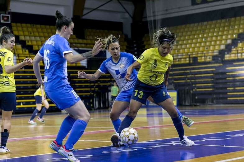 La jugadora del Teldeportivo Karla Ticona, en una imagen de archivo / TA