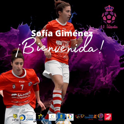 Sofía Giménez, nueva jugadora del Teldeportivo / TA