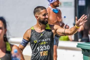 El atleta teldense Azman Mesand 'rompe' la Bestial Race de Lanzarote/Bestial Race.