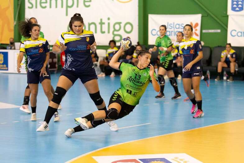 Imagen del encuentro de este miércoles en Telde/TA.