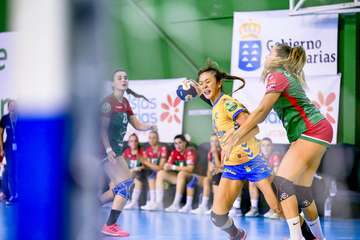 El Rocasa Gran Canaria se gusta y se divierte en su debut en el Antonio Moreno/TA.