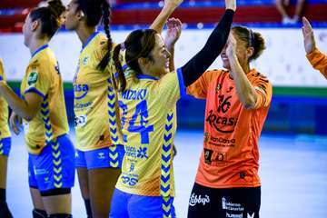 El Rocasa Gran Canaria se gusta y se divierte en su debut en el Antonio Moreno/TA.