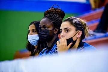 El Rocasa Gran Canaria se gusta y se divierte en su debut en el Antonio Moreno/TA.