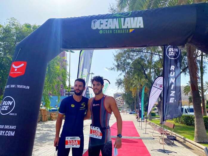 Miguel López (i)y Carmelo  Santana/TA.