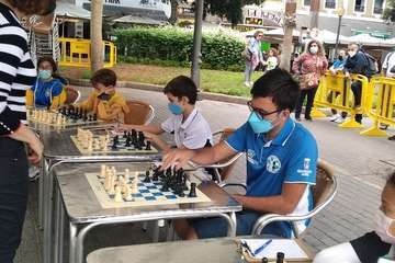 Dos promesas del Telde Los Llanos ponen a prueba a Sabrina Vega, campeona de España/TA.