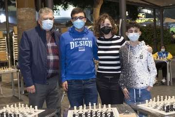 Dos promesas del Telde Los Llanos ponen a prueba a Sabrina Vega, campeona de España/TA.