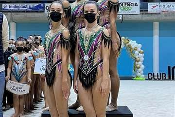 Attenya e Izel dejan alto el pabellón de Telde en unos campeonatos regionales/TA.