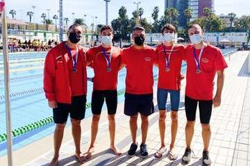 El Faynagua se alza con el bronce en relevos en el Regional de Natación de Invierno/TA.