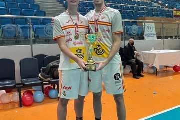 Los teldenses Ezequiel Conde y Marko Ojeda, campeones del Mediterráneo 2022/TA.