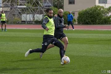 El canterano teldense Pablo Trapiello hace méritos en la UD Ibiza/UDIbiza.