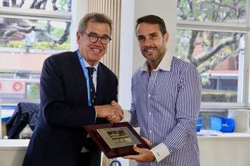 Homenaje al teldense David Marrero en Barcelona en su despedida como tenista profesional/Real Club de Tenis de Barcelona.