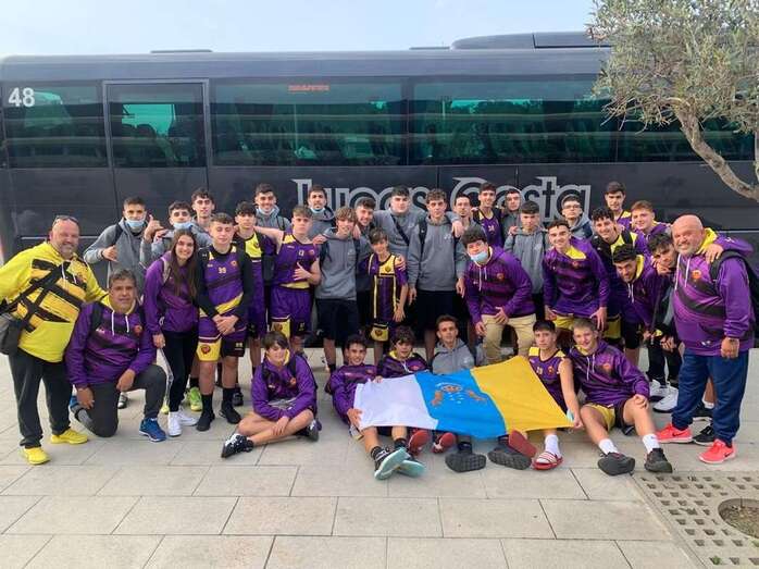 El equipo representativo de Telde/TA.