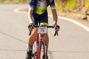 El joven ciclista teldense Daniel Lado, nuevo campeón cadete de Canarias/TA.