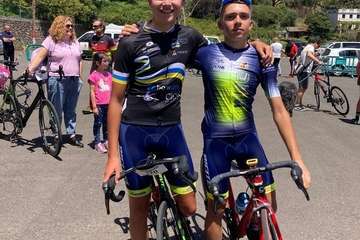 El joven ciclista teldense Daniel Lado, nuevo campeón cadete de Canarias/TA.