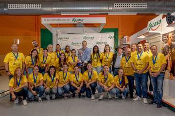 El Rocasa Gran Canaria completa un tour de visitas para celebrar la conquista de la EHF European Cup/TA.