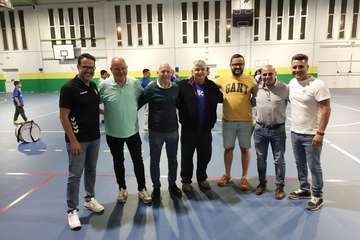 El equipo femenino del CD Axinamar (Telde), campeón de la Copa Federación/TA.