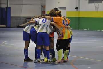 El equipo femenino del CD Axinamar (Telde), campeón de la Copa Federación/TA.