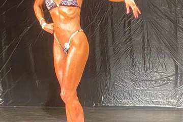 La teldense María del Mar Benítez, subcampeona de España de Culturismo/TA.